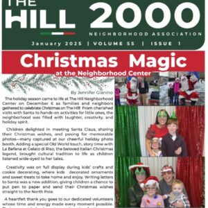 Senior 65+ The Hill Neighborhood Association Membership and Newsletter Subscription